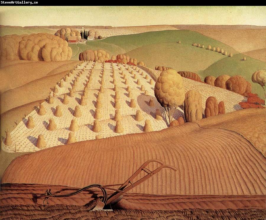 Grant Wood Landscape